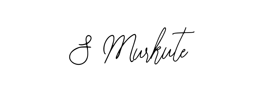 Similarly Bearetta-2O07w is the best handwritten signature design. Signature creator online .You can use it as an online autograph creator for name S Murkute. S Murkute signature style 12 images and pictures png