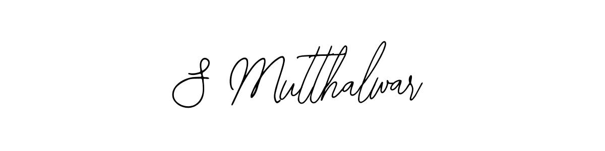 Bearetta-2O07w is a professional signature style that is perfect for those who want to add a touch of class to their signature. It is also a great choice for those who want to make their signature more unique. Get S Mutthalwar name to fancy signature for free. S Mutthalwar signature style 12 images and pictures png