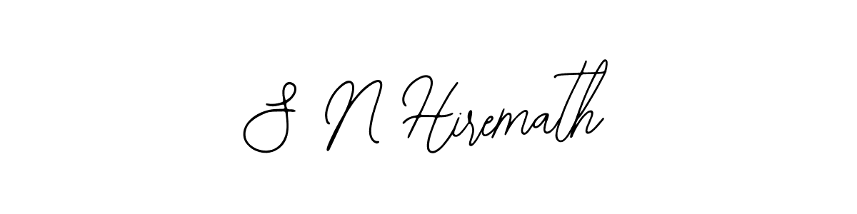 Bearetta-2O07w is a professional signature style that is perfect for those who want to add a touch of class to their signature. It is also a great choice for those who want to make their signature more unique. Get S N Hiremath name to fancy signature for free. S N Hiremath signature style 12 images and pictures png