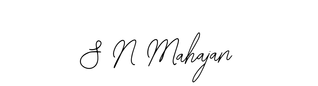 Use a signature maker to create a handwritten signature online. With this signature software, you can design (Bearetta-2O07w) your own signature for name S N Mahajan. S N Mahajan signature style 12 images and pictures png