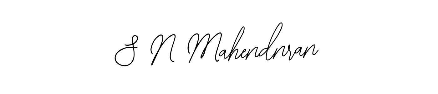 Make a short S N Mahendnran signature style. Manage your documents anywhere anytime using Bearetta-2O07w. Create and add eSignatures, submit forms, share and send files easily. S N Mahendnran signature style 12 images and pictures png