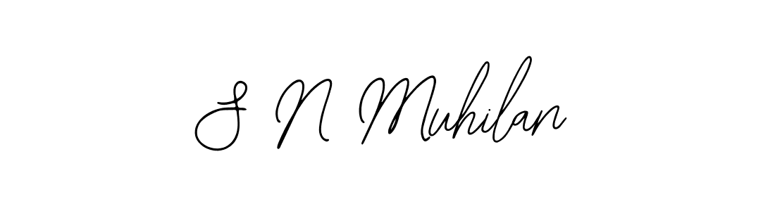Design your own signature with our free online signature maker. With this signature software, you can create a handwritten (Bearetta-2O07w) signature for name S N Muhilan. S N Muhilan signature style 12 images and pictures png