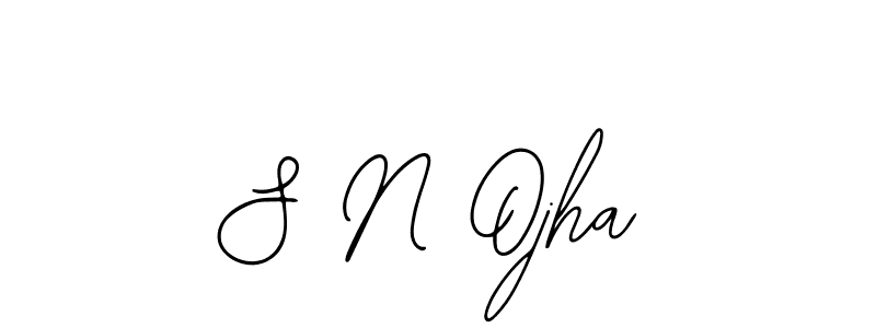 Create a beautiful signature design for name S N Ojha. With this signature (Bearetta-2O07w) fonts, you can make a handwritten signature for free. S N Ojha signature style 12 images and pictures png