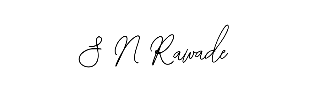 The best way (Bearetta-2O07w) to make a short signature is to pick only two or three words in your name. The name S N Rawade include a total of six letters. For converting this name. S N Rawade signature style 12 images and pictures png