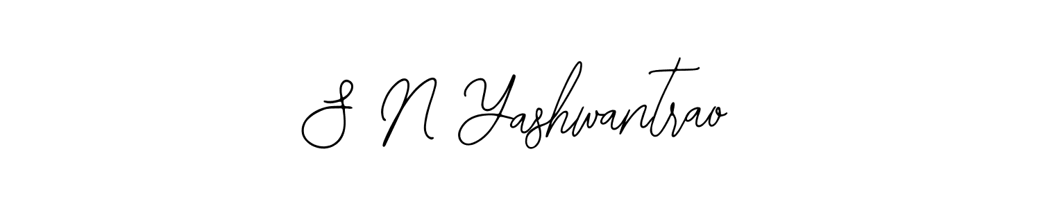 Make a beautiful signature design for name S N Yashwantrao. With this signature (Bearetta-2O07w) style, you can create a handwritten signature for free. S N Yashwantrao signature style 12 images and pictures png