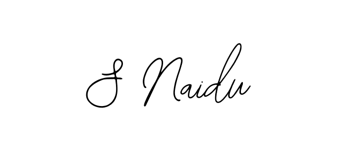 Also we have S Naidu name is the best signature style. Create professional handwritten signature collection using Bearetta-2O07w autograph style. S Naidu signature style 12 images and pictures png