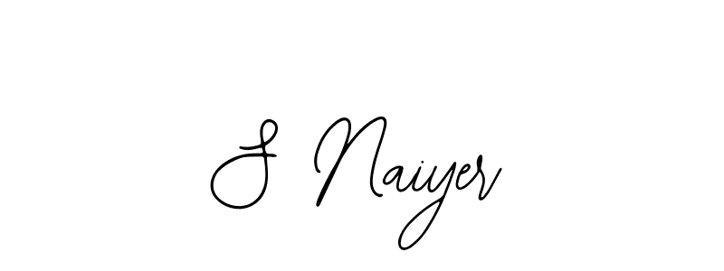 Also You can easily find your signature by using the search form. We will create S Naiyer name handwritten signature images for you free of cost using Bearetta-2O07w sign style. S Naiyer signature style 12 images and pictures png