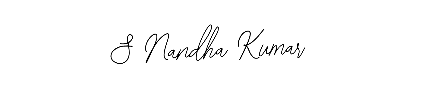 How to Draw S Nandha Kumar signature style? Bearetta-2O07w is a latest design signature styles for name S Nandha Kumar. S Nandha Kumar signature style 12 images and pictures png