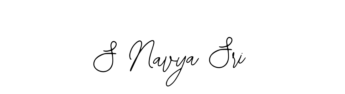 if you are searching for the best signature style for your name S Navya Sri. so please give up your signature search. here we have designed multiple signature styles  using Bearetta-2O07w. S Navya Sri signature style 12 images and pictures png