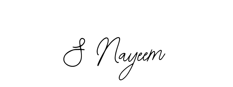 Best and Professional Signature Style for S Nayeem. Bearetta-2O07w Best Signature Style Collection. S Nayeem signature style 12 images and pictures png