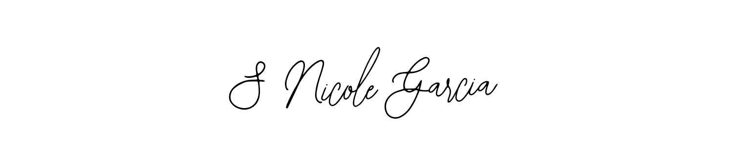 Make a short S Nicole Garcia signature style. Manage your documents anywhere anytime using Bearetta-2O07w. Create and add eSignatures, submit forms, share and send files easily. S Nicole Garcia signature style 12 images and pictures png