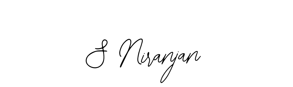 How to make S Niranjan signature? Bearetta-2O07w is a professional autograph style. Create handwritten signature for S Niranjan name. S Niranjan signature style 12 images and pictures png