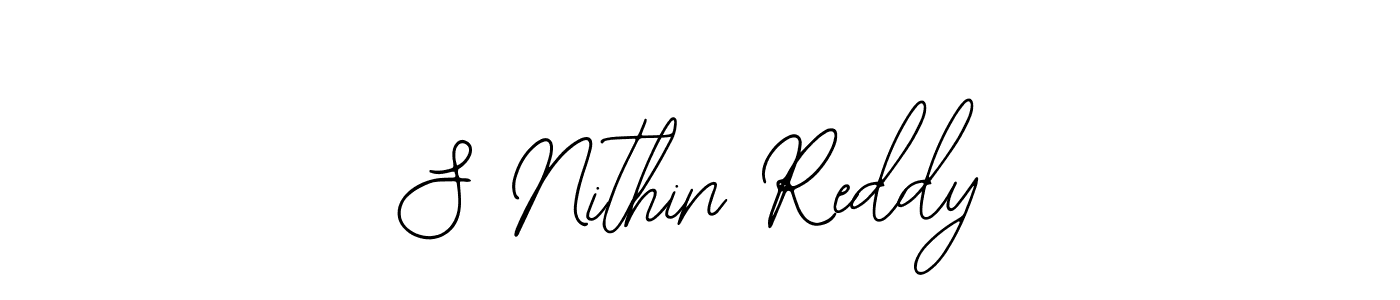 It looks lik you need a new signature style for name S Nithin Reddy. Design unique handwritten (Bearetta-2O07w) signature with our free signature maker in just a few clicks. S Nithin Reddy signature style 12 images and pictures png