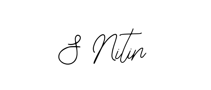 How to make S Nitin signature? Bearetta-2O07w is a professional autograph style. Create handwritten signature for S Nitin name. S Nitin signature style 12 images and pictures png