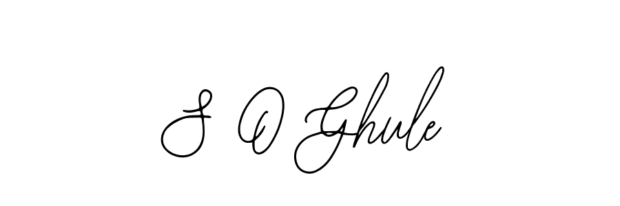 Make a beautiful signature design for name S O Ghule. Use this online signature maker to create a handwritten signature for free. S O Ghule signature style 12 images and pictures png