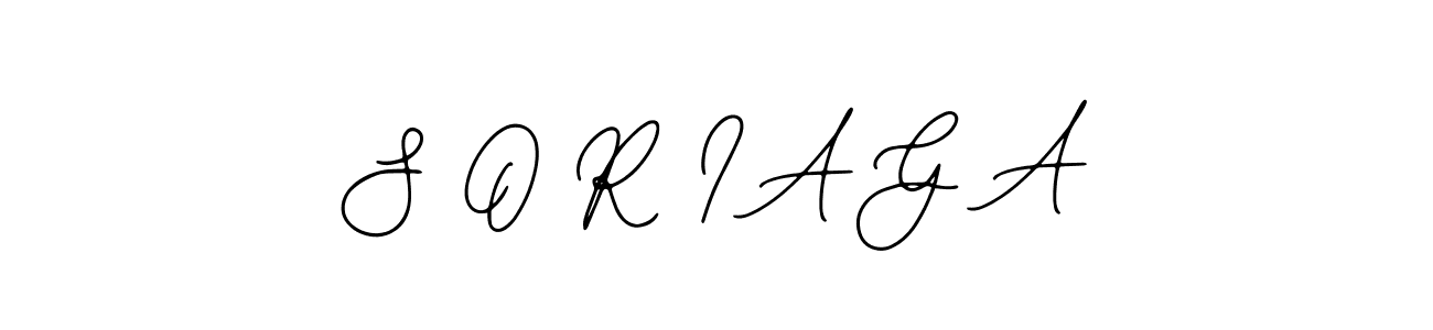 Also we have S O R I A G A name is the best signature style. Create professional handwritten signature collection using Bearetta-2O07w autograph style. S O R I A G A signature style 12 images and pictures png