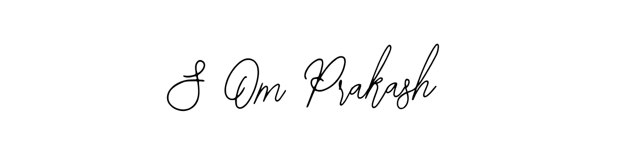 Create a beautiful signature design for name S Om Prakash. With this signature (Bearetta-2O07w) fonts, you can make a handwritten signature for free. S Om Prakash signature style 12 images and pictures png