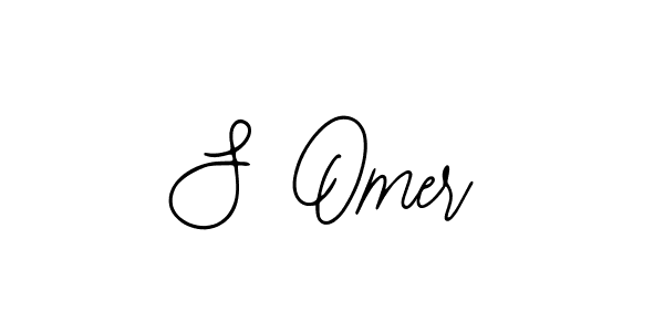 You should practise on your own different ways (Bearetta-2O07w) to write your name (S Omer) in signature. don't let someone else do it for you. S Omer signature style 12 images and pictures png