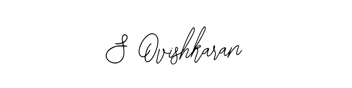 You can use this online signature creator to create a handwritten signature for the name S Ovishkaran. This is the best online autograph maker. S Ovishkaran signature style 12 images and pictures png