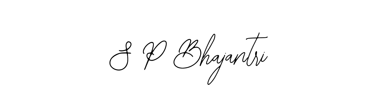 S P Bhajantri stylish signature style. Best Handwritten Sign (Bearetta-2O07w) for my name. Handwritten Signature Collection Ideas for my name S P Bhajantri. S P Bhajantri signature style 12 images and pictures png