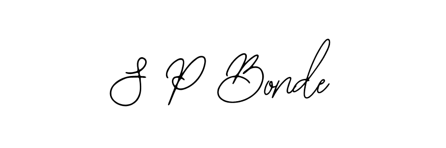 Also You can easily find your signature by using the search form. We will create S P Bonde name handwritten signature images for you free of cost using Bearetta-2O07w sign style. S P Bonde signature style 12 images and pictures png