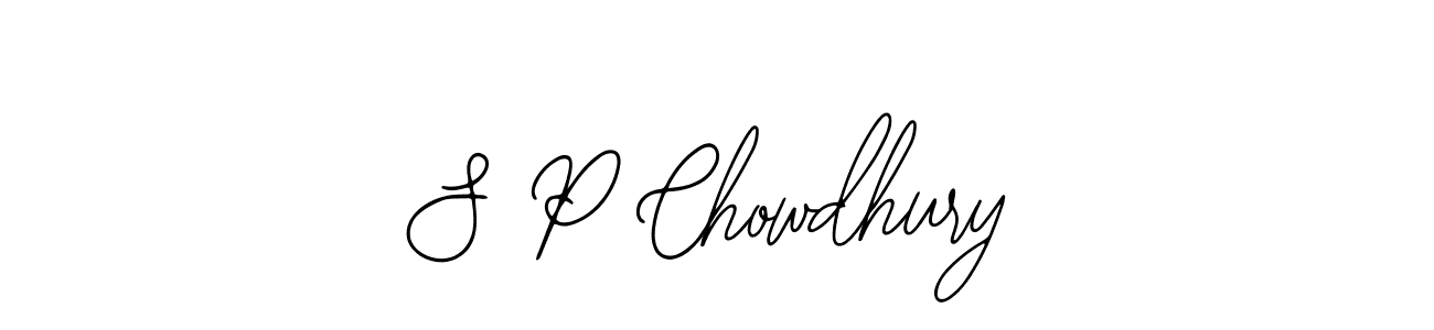 Also we have S P Chowdhury name is the best signature style. Create professional handwritten signature collection using Bearetta-2O07w autograph style. S P Chowdhury signature style 12 images and pictures png