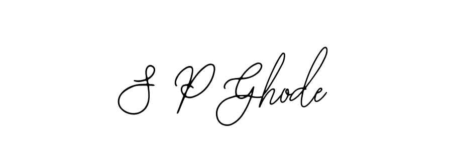 How to Draw S P Ghode signature style? Bearetta-2O07w is a latest design signature styles for name S P Ghode. S P Ghode signature style 12 images and pictures png