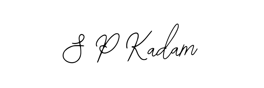 Make a beautiful signature design for name S P Kadam. Use this online signature maker to create a handwritten signature for free. S P Kadam signature style 12 images and pictures png