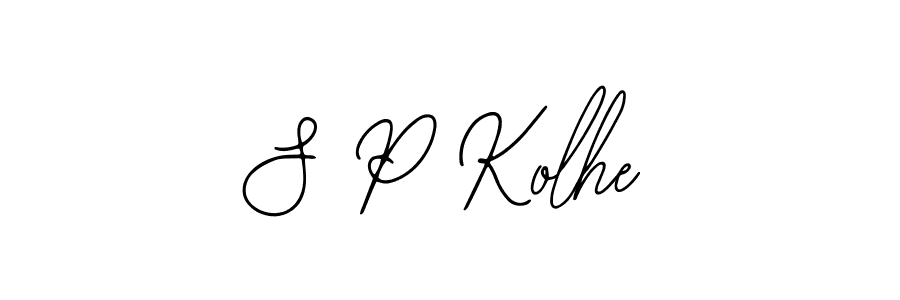 Make a beautiful signature design for name S P Kolhe. With this signature (Bearetta-2O07w) style, you can create a handwritten signature for free. S P Kolhe signature style 12 images and pictures png