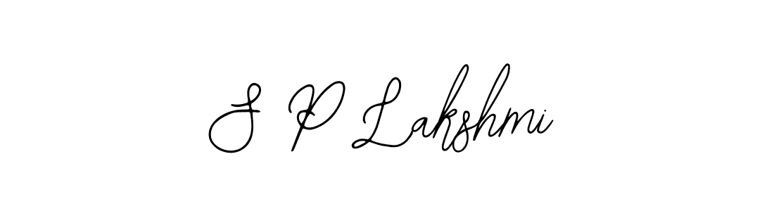 Also we have S P Lakshmi name is the best signature style. Create professional handwritten signature collection using Bearetta-2O07w autograph style. S P Lakshmi signature style 12 images and pictures png