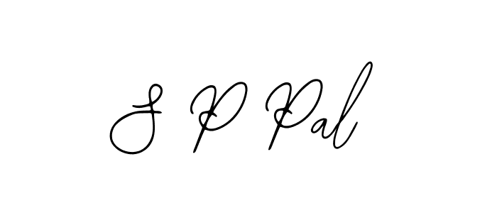 You should practise on your own different ways (Bearetta-2O07w) to write your name (S P Pal) in signature. don't let someone else do it for you. S P Pal signature style 12 images and pictures png