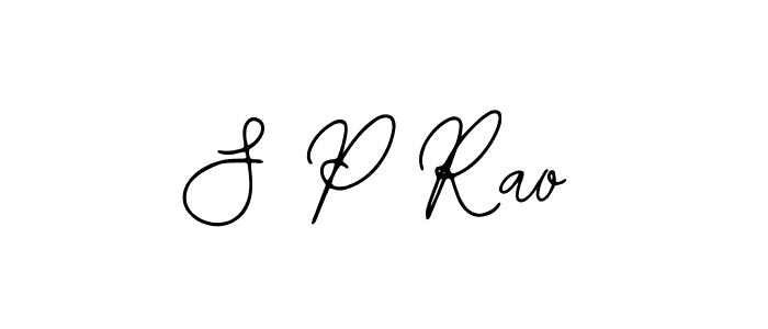 S P Rao stylish signature style. Best Handwritten Sign (Bearetta-2O07w) for my name. Handwritten Signature Collection Ideas for my name S P Rao. S P Rao signature style 12 images and pictures png