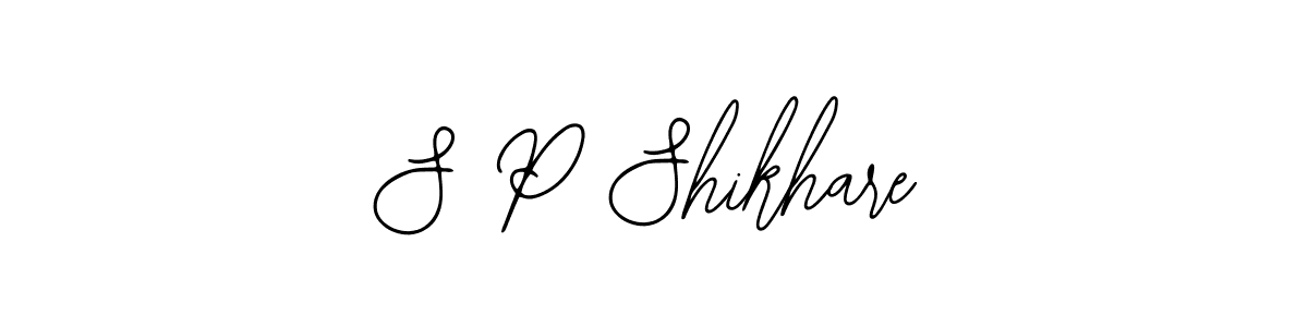 Use a signature maker to create a handwritten signature online. With this signature software, you can design (Bearetta-2O07w) your own signature for name S P Shikhare. S P Shikhare signature style 12 images and pictures png