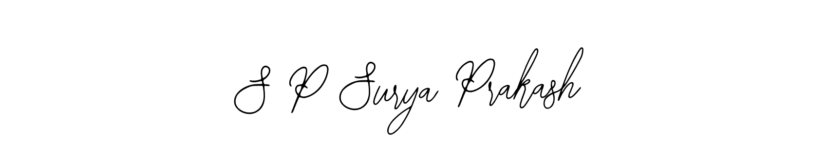 It looks lik you need a new signature style for name S P Surya Prakash. Design unique handwritten (Bearetta-2O07w) signature with our free signature maker in just a few clicks. S P Surya Prakash signature style 12 images and pictures png