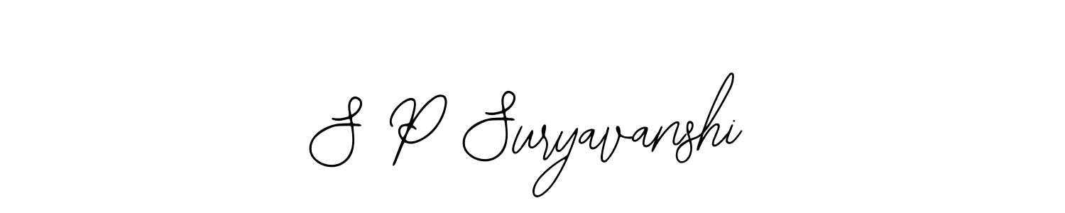 Also we have S P Suryavanshi name is the best signature style. Create professional handwritten signature collection using Bearetta-2O07w autograph style. S P Suryavanshi signature style 12 images and pictures png