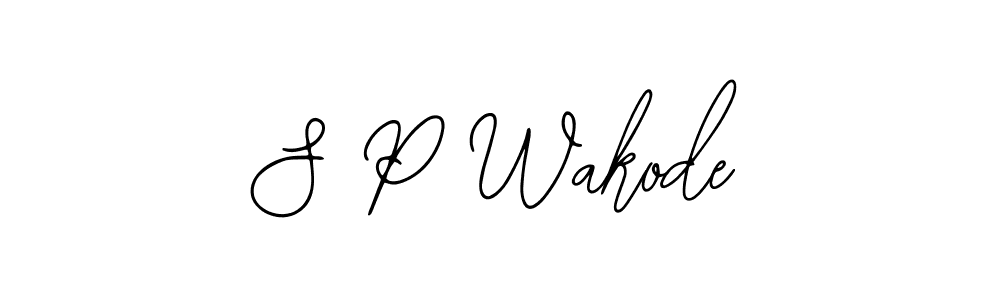 Make a beautiful signature design for name S P Wakode. Use this online signature maker to create a handwritten signature for free. S P Wakode signature style 12 images and pictures png