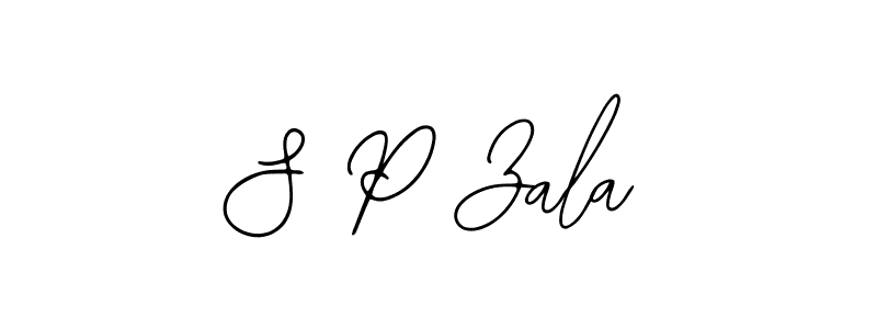 Also You can easily find your signature by using the search form. We will create S P Zala name handwritten signature images for you free of cost using Bearetta-2O07w sign style. S P Zala signature style 12 images and pictures png