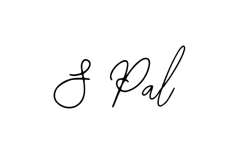 How to make S Pal name signature. Use Bearetta-2O07w style for creating short signs online. This is the latest handwritten sign. S Pal signature style 12 images and pictures png