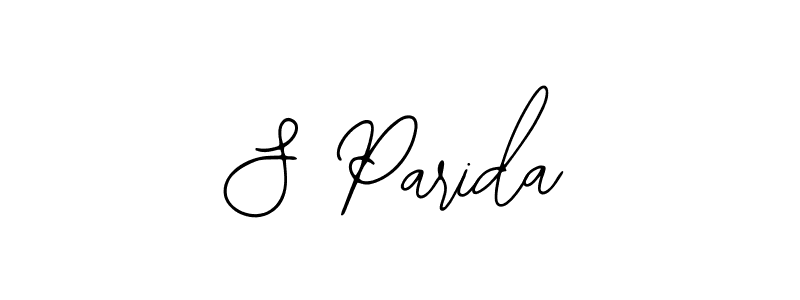 Use a signature maker to create a handwritten signature online. With this signature software, you can design (Bearetta-2O07w) your own signature for name S Parida. S Parida signature style 12 images and pictures png