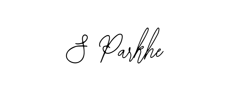 How to make S Parkhe name signature. Use Bearetta-2O07w style for creating short signs online. This is the latest handwritten sign. S Parkhe signature style 12 images and pictures png