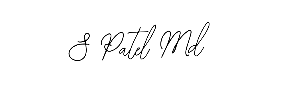 You should practise on your own different ways (Bearetta-2O07w) to write your name (S Patel Md) in signature. don't let someone else do it for you. S Patel Md signature style 12 images and pictures png