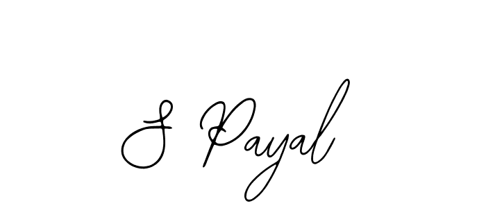 Also we have S Payal name is the best signature style. Create professional handwritten signature collection using Bearetta-2O07w autograph style. S Payal signature style 12 images and pictures png