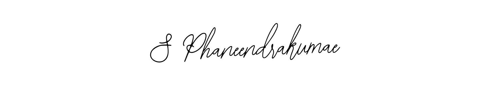 How to make S Phaneendrakumae name signature. Use Bearetta-2O07w style for creating short signs online. This is the latest handwritten sign. S Phaneendrakumae signature style 12 images and pictures png