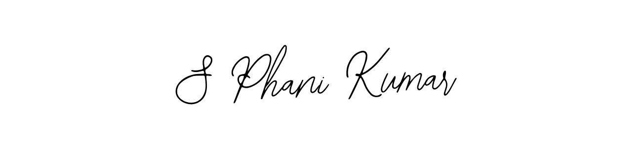 Create a beautiful signature design for name S Phani Kumar. With this signature (Bearetta-2O07w) fonts, you can make a handwritten signature for free. S Phani Kumar signature style 12 images and pictures png