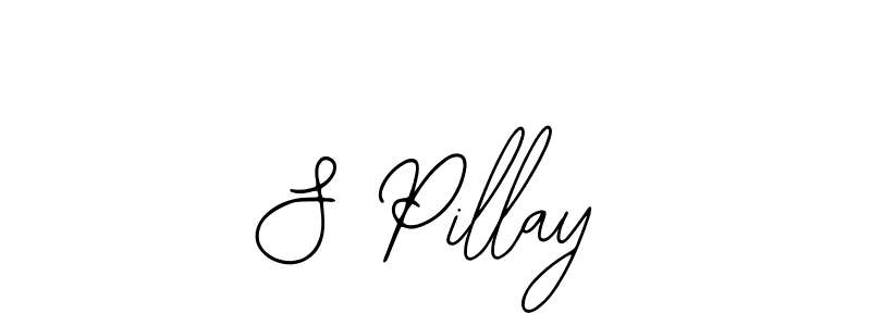 Also we have S Pillay name is the best signature style. Create professional handwritten signature collection using Bearetta-2O07w autograph style. S Pillay signature style 12 images and pictures png