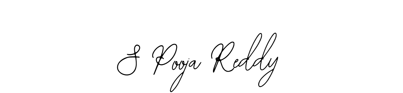 if you are searching for the best signature style for your name S Pooja Reddy. so please give up your signature search. here we have designed multiple signature styles  using Bearetta-2O07w. S Pooja Reddy signature style 12 images and pictures png