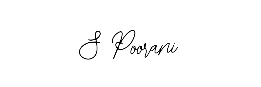 See photos of S Poorani official signature by Spectra . Check more albums & portfolios. Read reviews & check more about Bearetta-2O07w font. S Poorani signature style 12 images and pictures png
