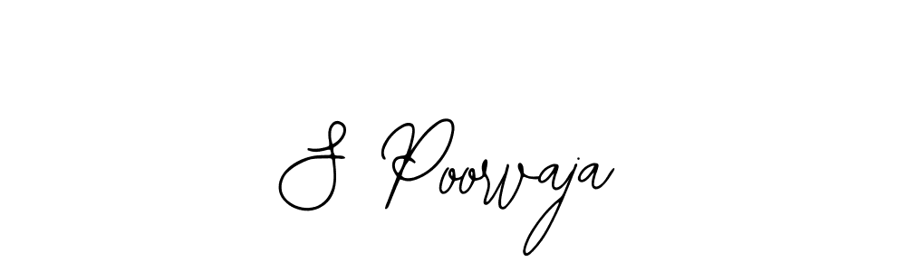 Also we have S Poorvaja name is the best signature style. Create professional handwritten signature collection using Bearetta-2O07w autograph style. S Poorvaja signature style 12 images and pictures png