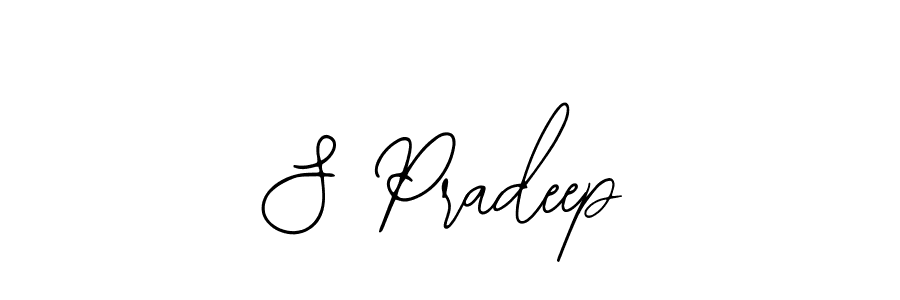 Make a beautiful signature design for name S Pradeep. Use this online signature maker to create a handwritten signature for free. S Pradeep signature style 12 images and pictures png
