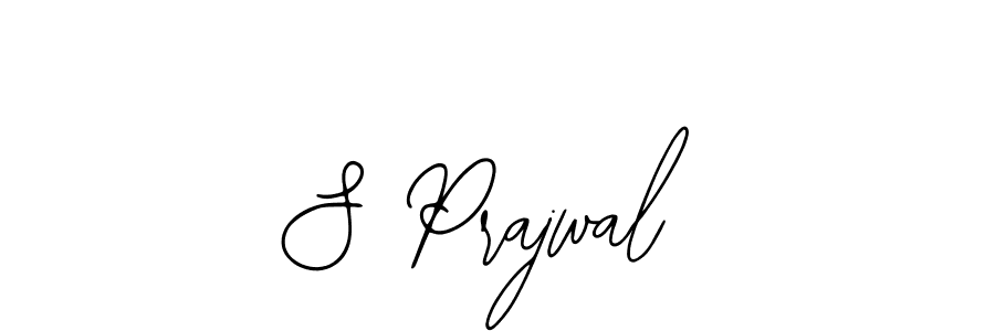 Design your own signature with our free online signature maker. With this signature software, you can create a handwritten (Bearetta-2O07w) signature for name S Prajwal. S Prajwal signature style 12 images and pictures png